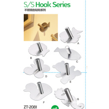 Decorative Bathroom Hardware Stainless Steel Single Towel Hook